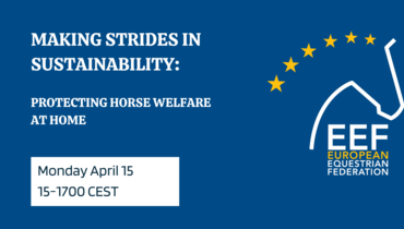 EEF webinar: Protecting horse welfare at home