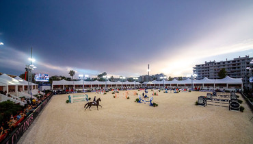 The riders for the Longines Global Champions Tour of Cannes