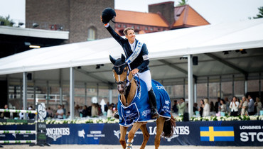 The riders for the Longines Global Champions Tour of Stockholm