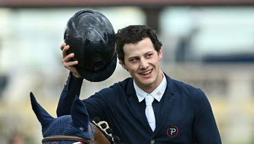 Francisco Pasquel Vega and Dominant 2000 Z best in the CSI5* 1.50m Canadian Utilities Cup on day two of Spruce Meadows 'Pan American' presented by Rolex