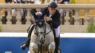 Matthew Sampson and Daniel win the Pan American Cup, presented by Rolex, at Spruce Meadows