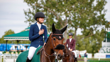 Elena Haas and Ogue Bt Special best in CSI5* 1.50m Friends of the Meadows at Spruce Meadows 'North American'