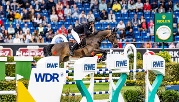 Martin Fuchs and Commissar Pezi in command in the CSIO5* 1.60m RWE Prize of North Rhine-Westphalia at CHIO Aachen 2024