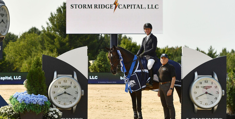 Mclain Ward and First Lady fly in CSI5* $32,000 1.45m Storm Ridge Capital Speed Classic