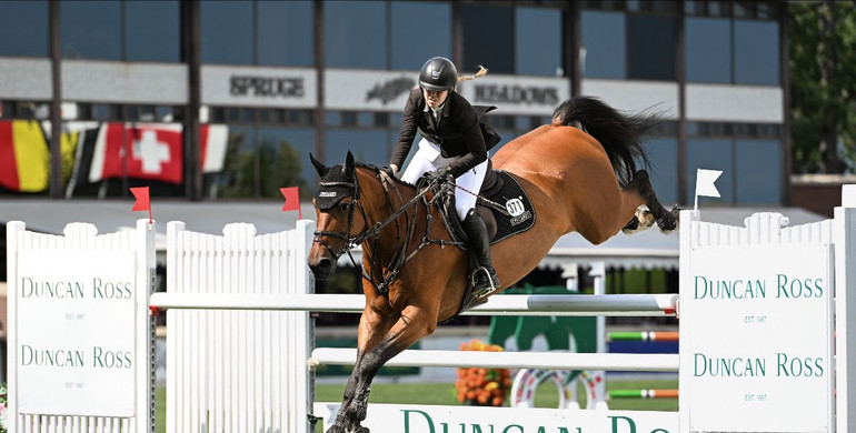 Jacqueline Steffens takes a home win at Spruce Meadows on Canada Day