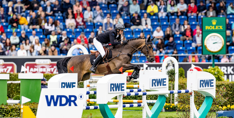 Martin Fuchs and Commissar Pezi in command in the CSIO5* 1.60m RWE Prize of North Rhine-Westphalia at CHIO Aachen 2024