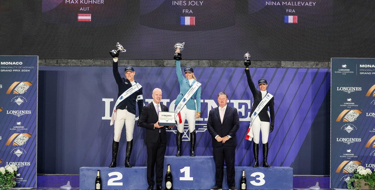 Ines Joly and Ambassador Z win the  €1.5 million Longines Global Champions Tour Grand Prix du Prince de Monaco