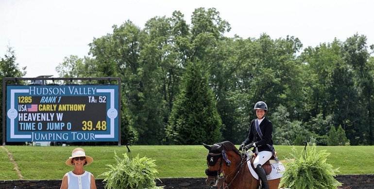 Carly Anthony and Heavenly W soar into the Winner’s Circle for the $116,050 Core Specialty Insurance CSI3* Grand Prix